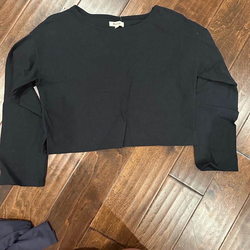 Madewell cropped top xs